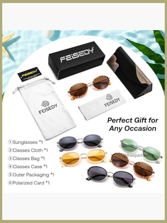 Polarized Oval Metal UV400 Protection Sunglasses Retro Vintage TR90 Shades